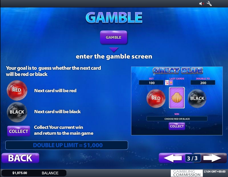 great blue jackpot slot machine detail image 0