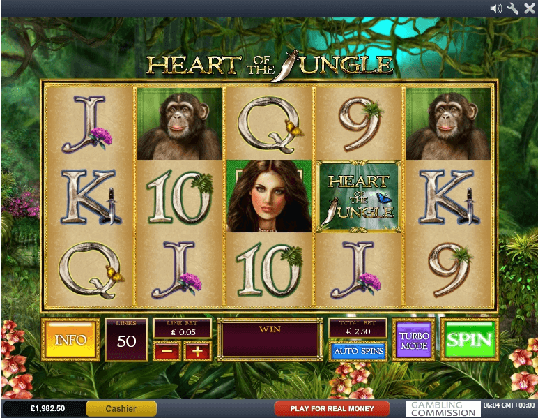 Heart of the Jungle slot play free