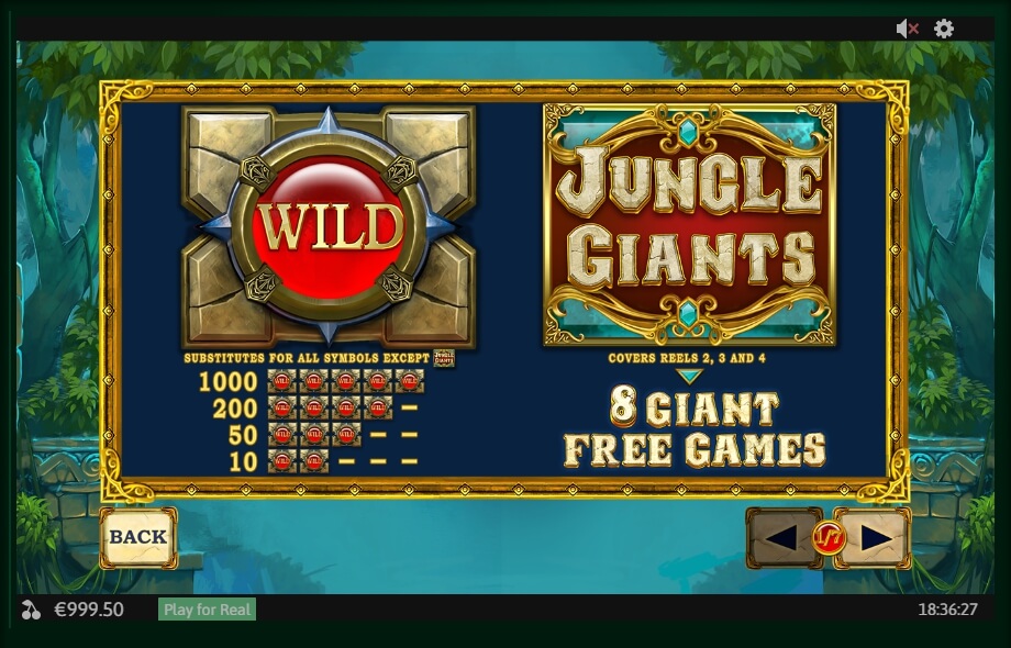 jungle giants slot machine detail image 6