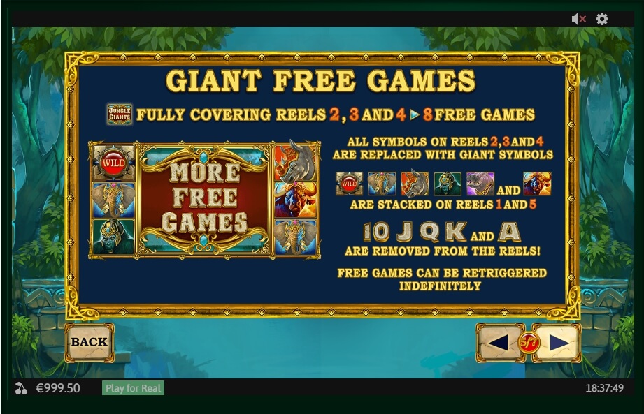 jungle giants slot machine detail image 2
