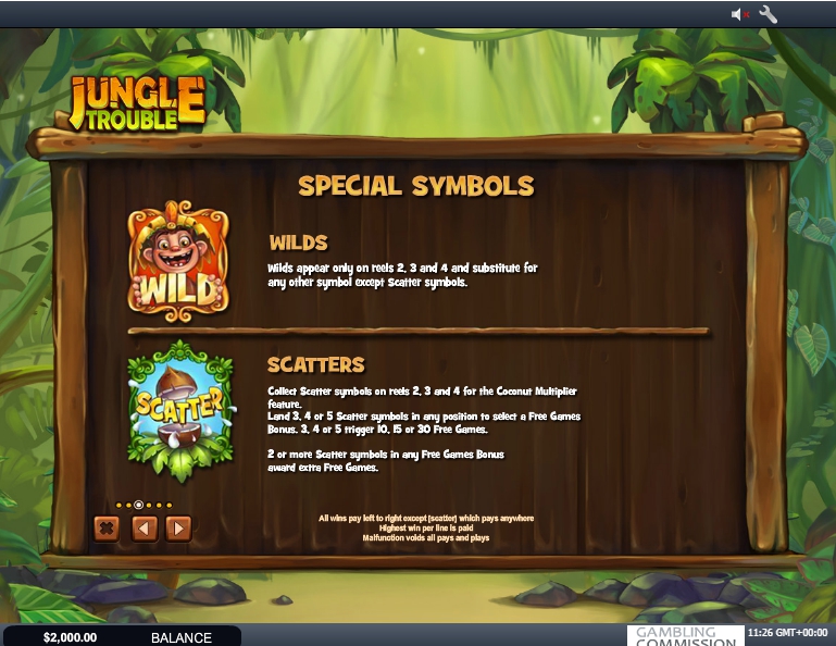 jungle trouble slot machine detail image 3