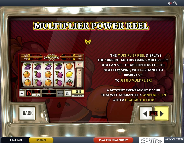 multiplier madness slot machine detail image 3