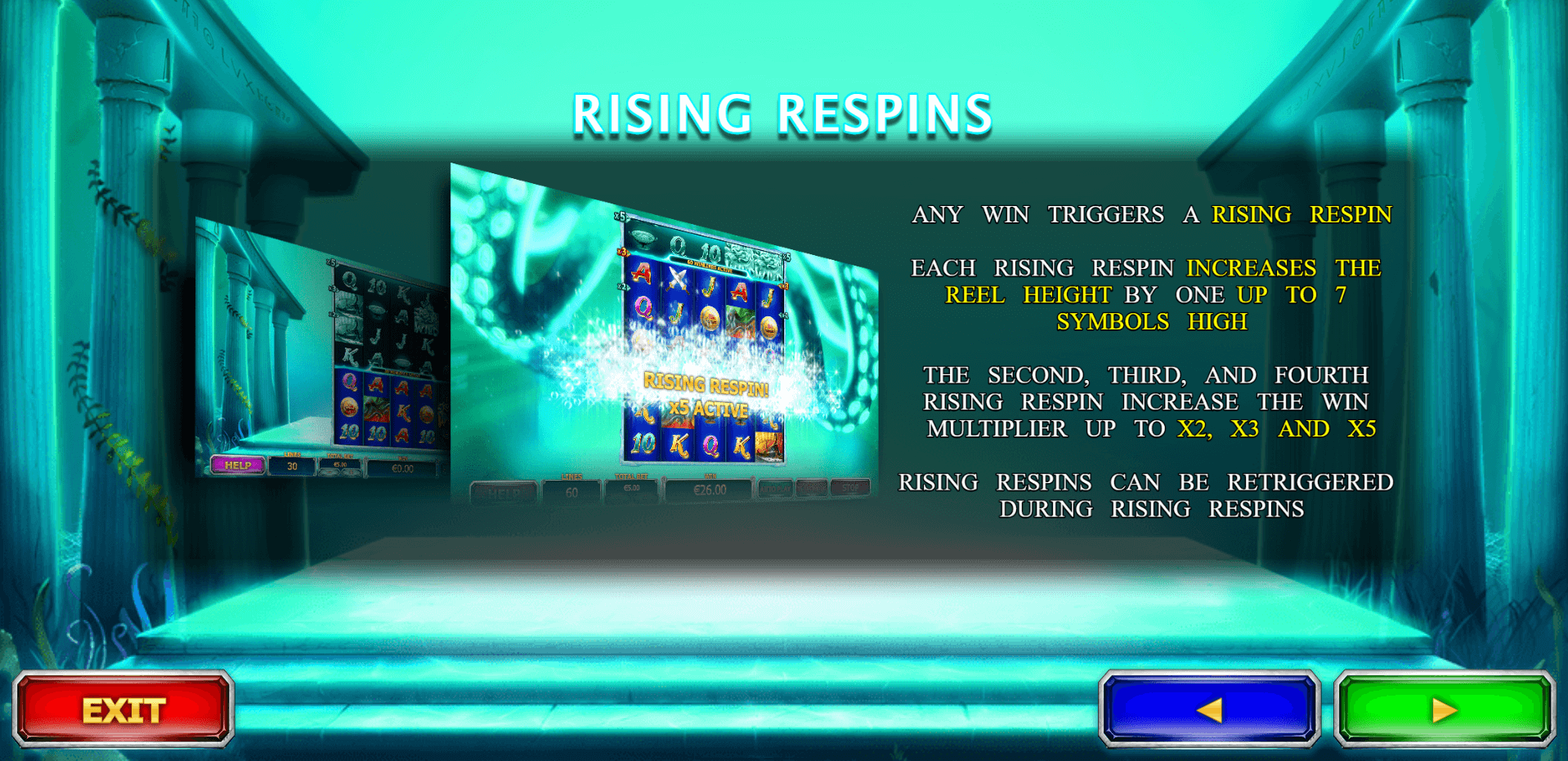 oceanus rising slot machine detail image 1