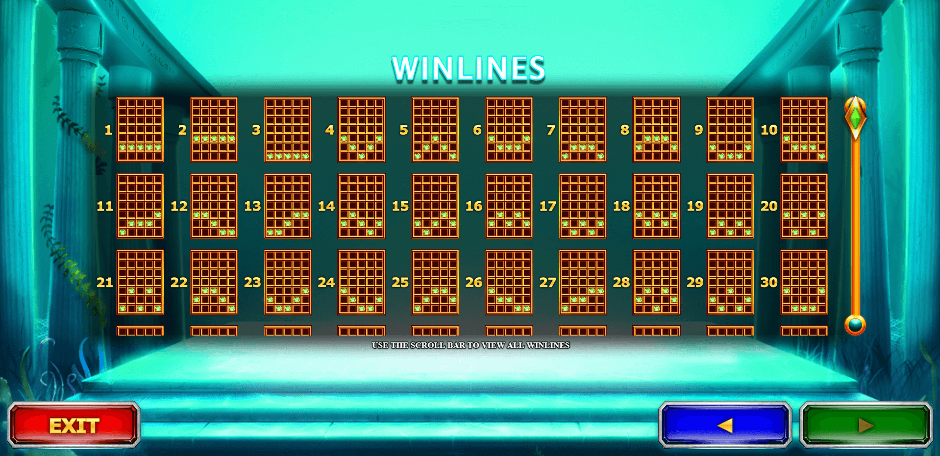 oceanus rising slot machine detail image 2