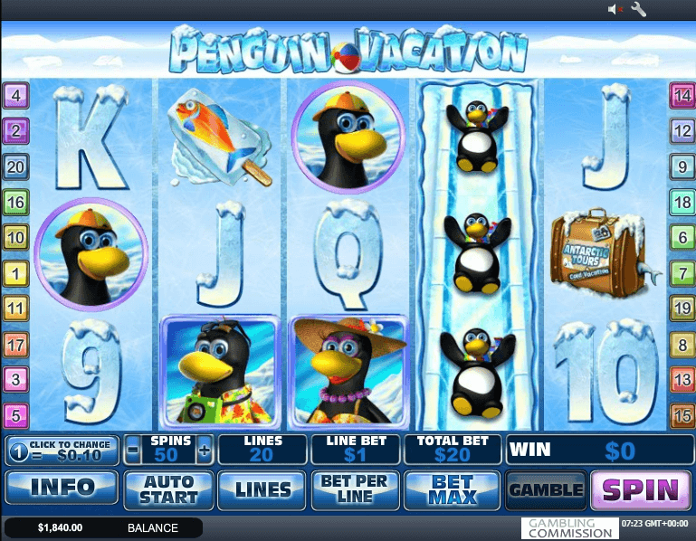 Penguin Vacation slot play free