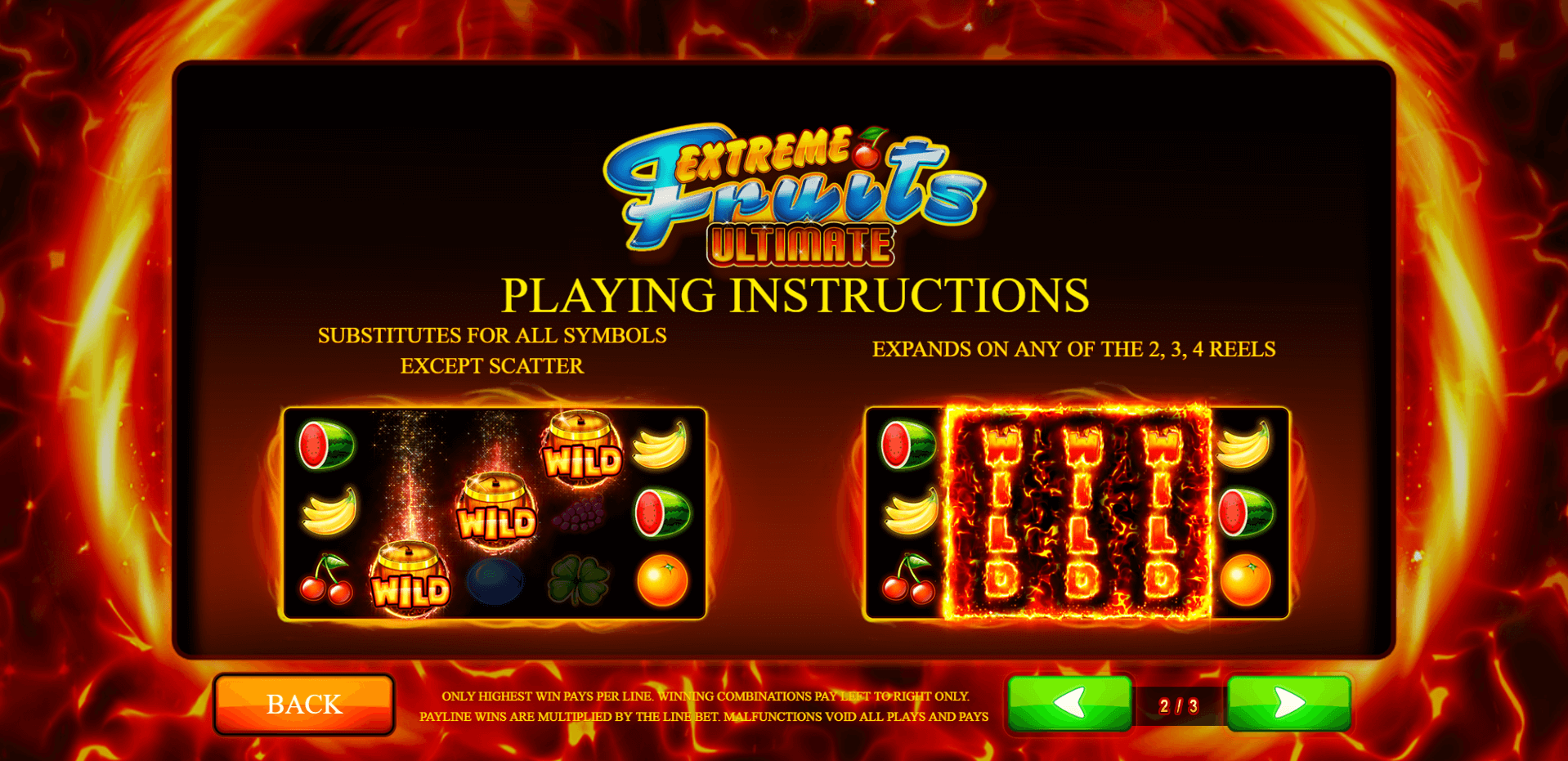 extreme fruits ultimate slot machine detail image 1