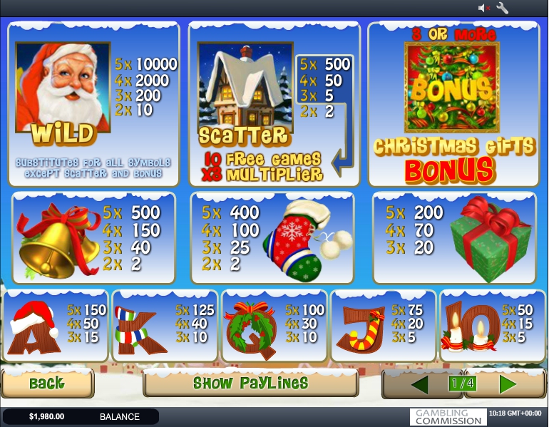 santa surprise slot machine detail image 3