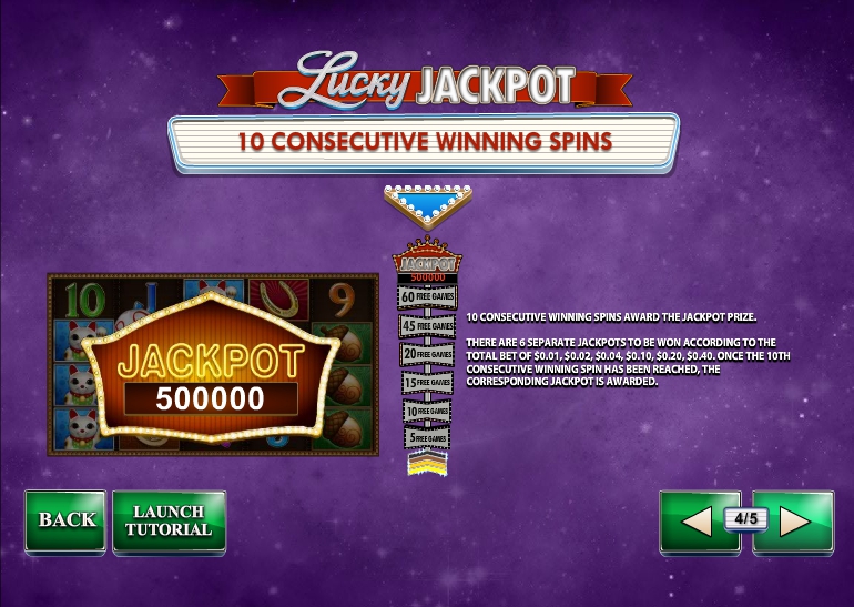 streak of luck slot machine detail image 1