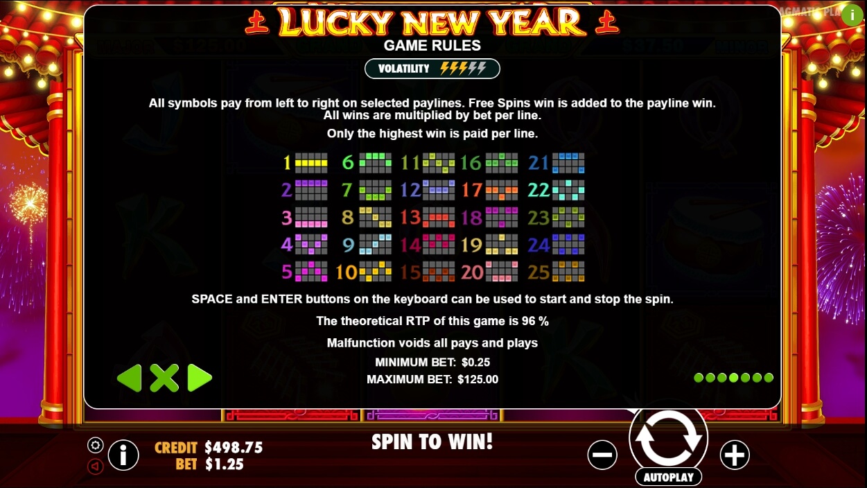 lucky new year slot machine detail image 3