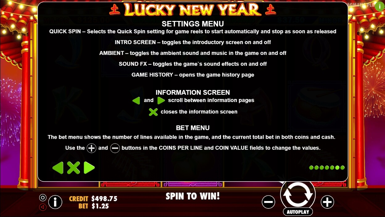 lucky new year slot machine detail image 1