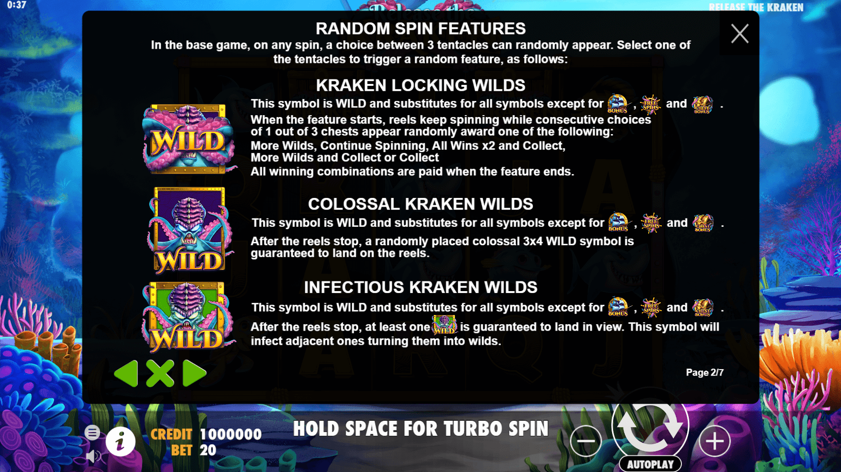 release the kraken slot machine detail image 1