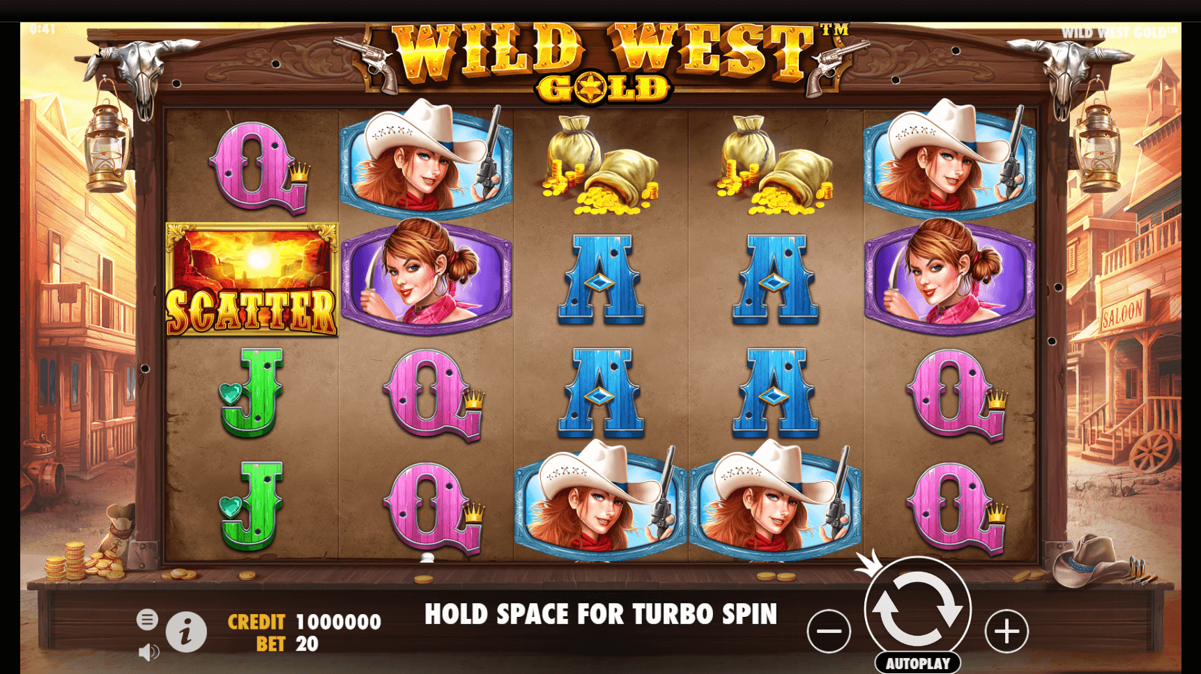 wild west gold slot machine detail image 0