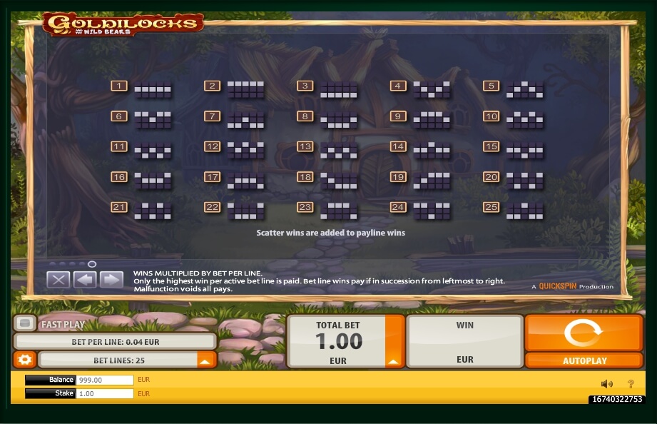 goldilocks slot machine detail image 0