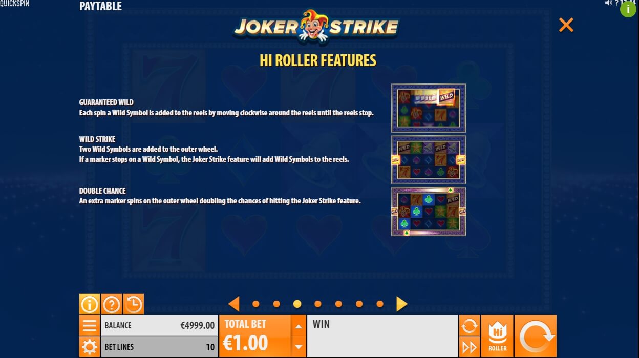 joker strike slot machine detail image 4