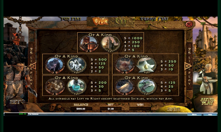 orc vs elf slot machine detail image 6