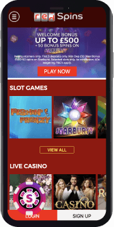 red spins casino mobile