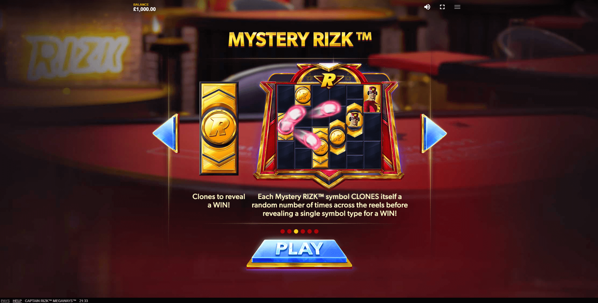 captain rizk megaways slot machine detail image 1