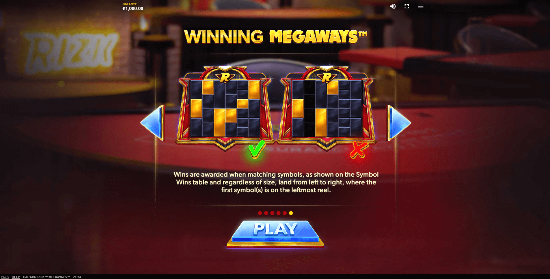 captain rizk megaways slot machine detail image 4