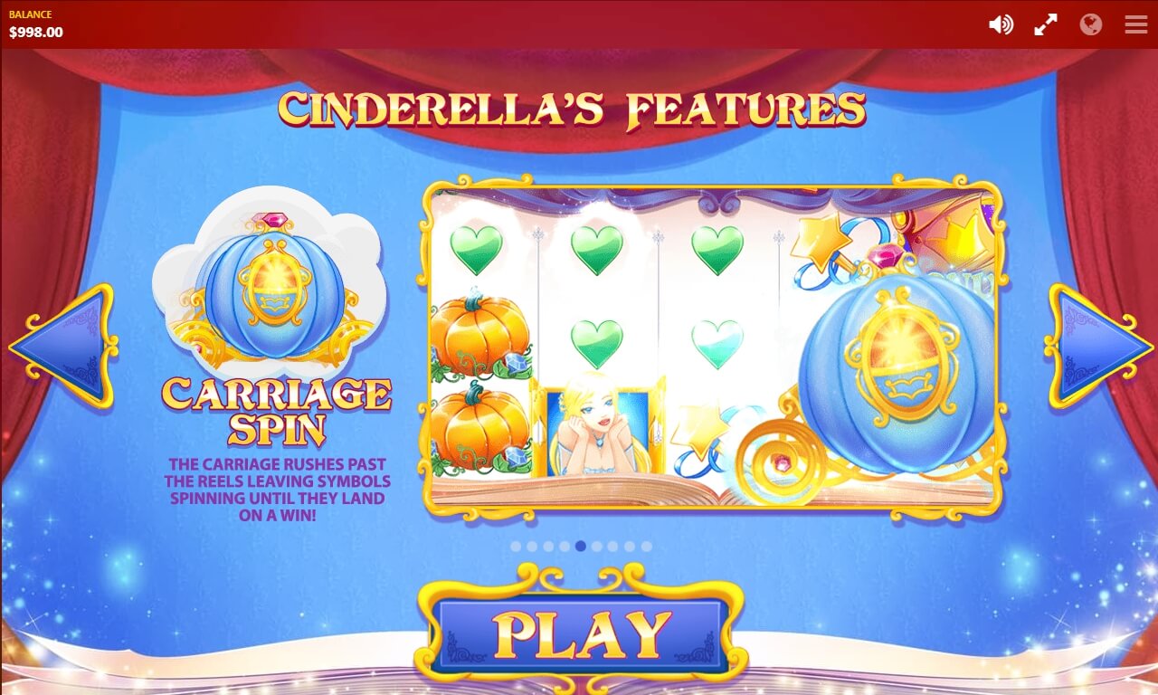 cinderella’s ball slot machine detail image 4