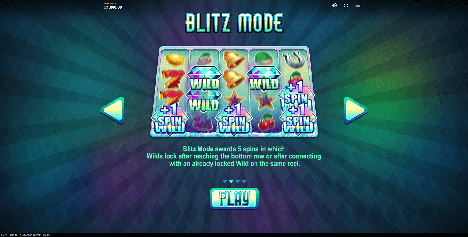 diamond blitz slot machine detail image 0
