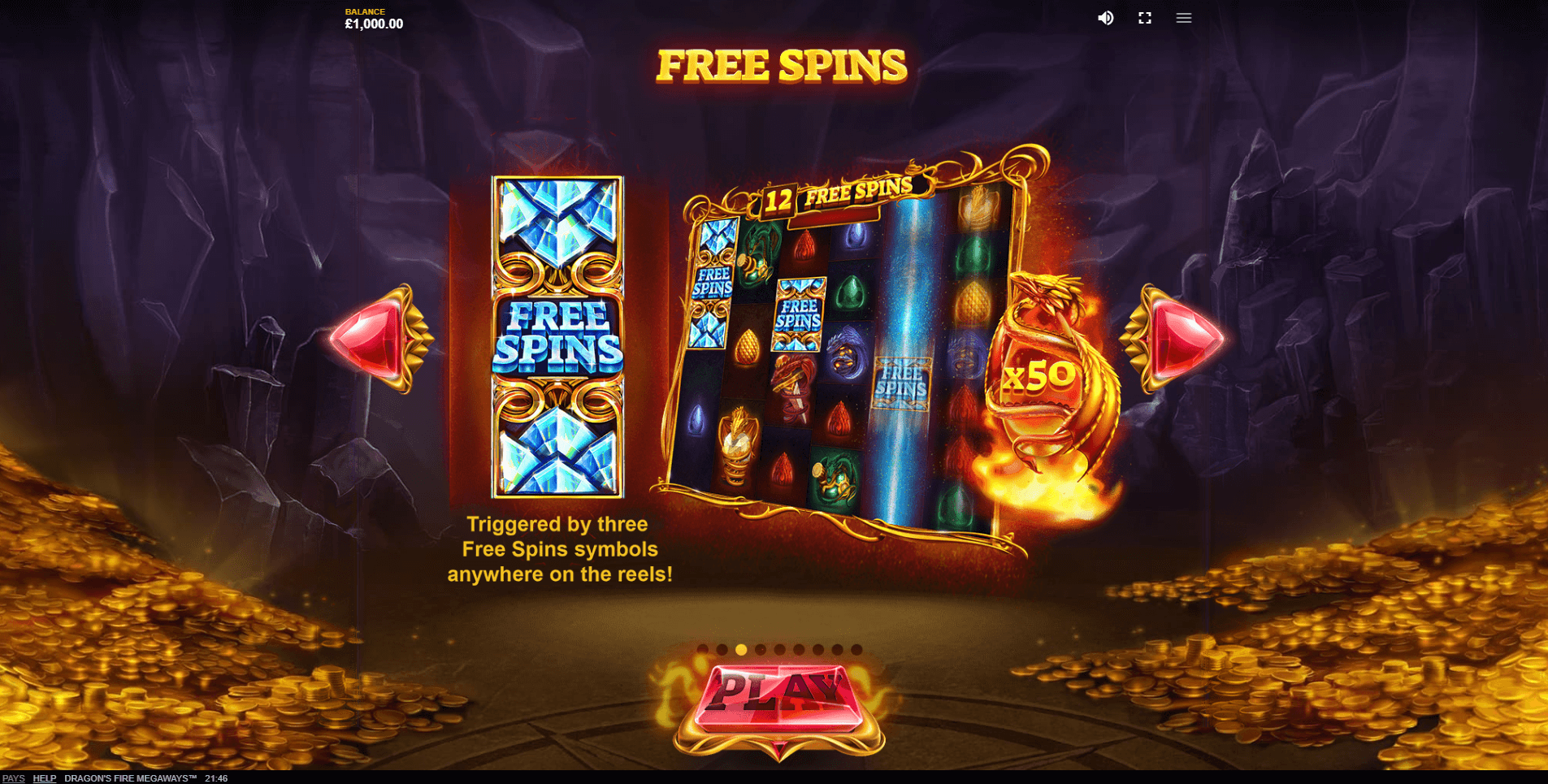 dragons fire megaways slot machine detail image 1