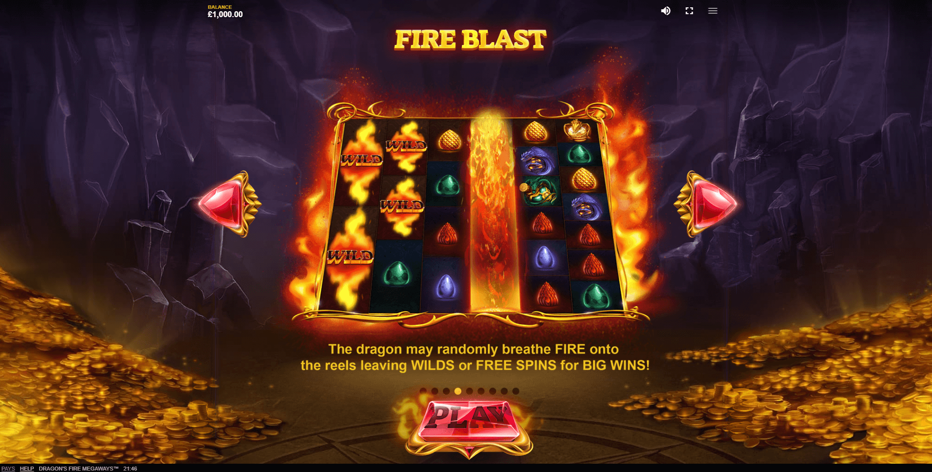 dragons fire megaways slot machine detail image 2