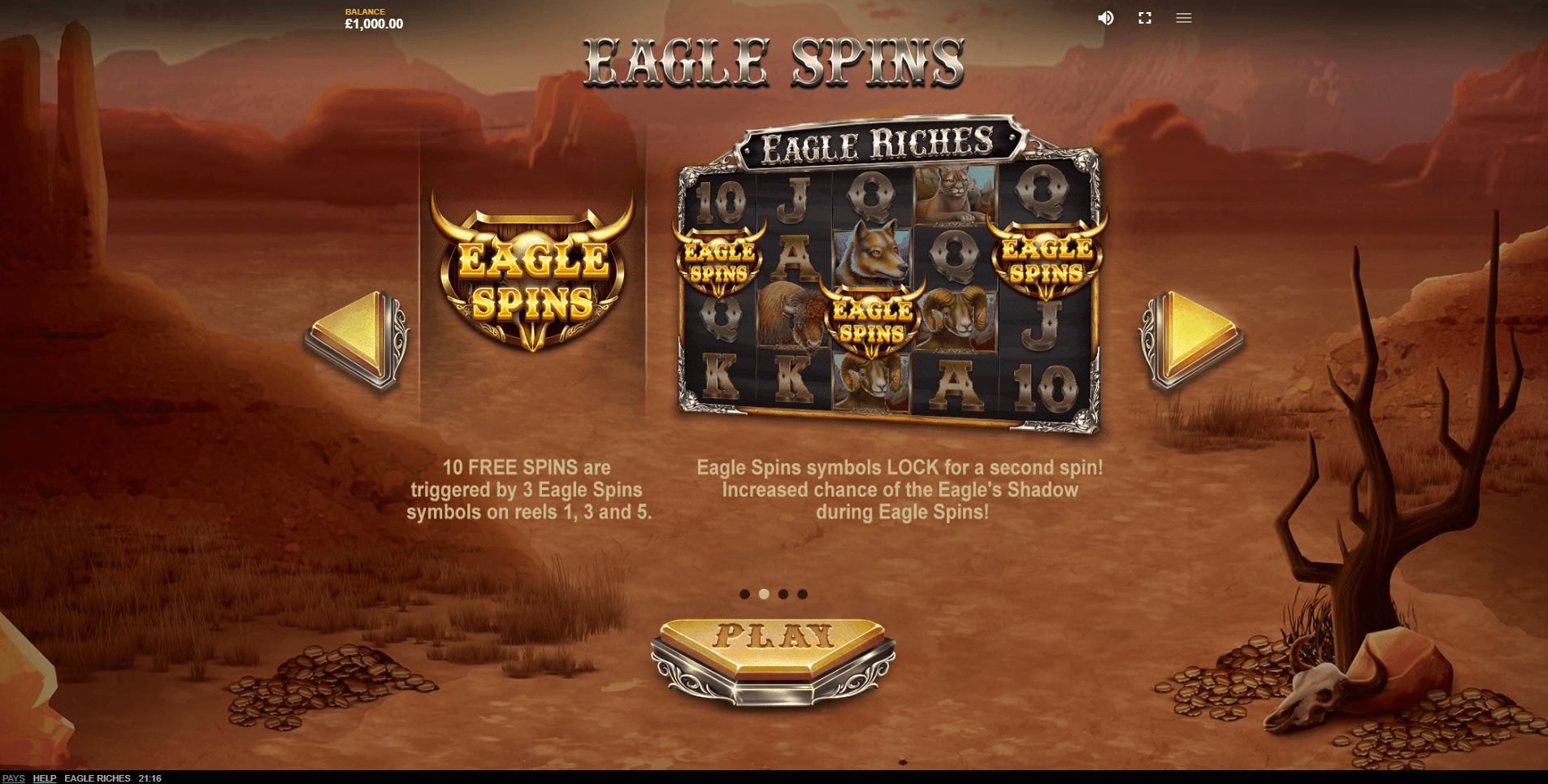 eagle riches slot machine detail image 0