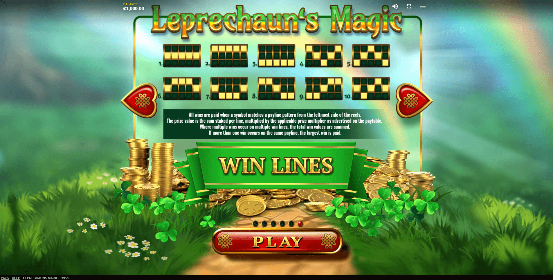 leprechauns magic slot machine detail image 4