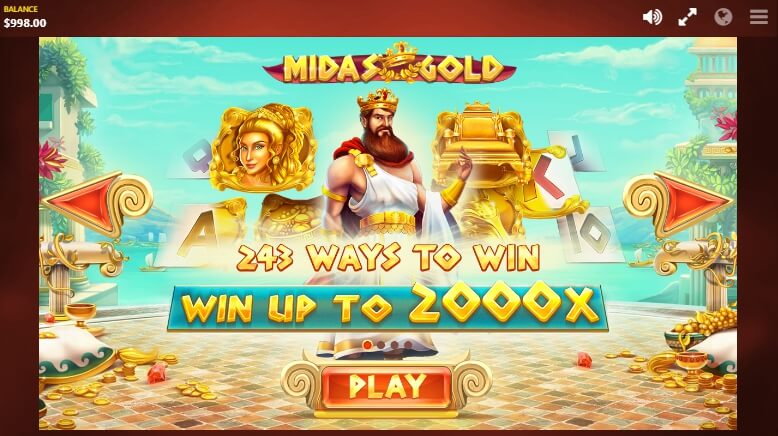 midas gold slot machine detail image 3