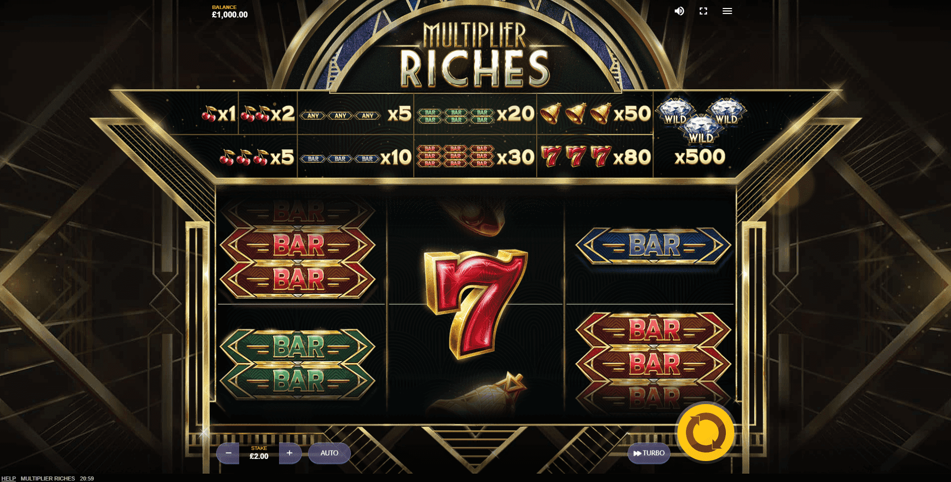 Multiplier Riches slot play free