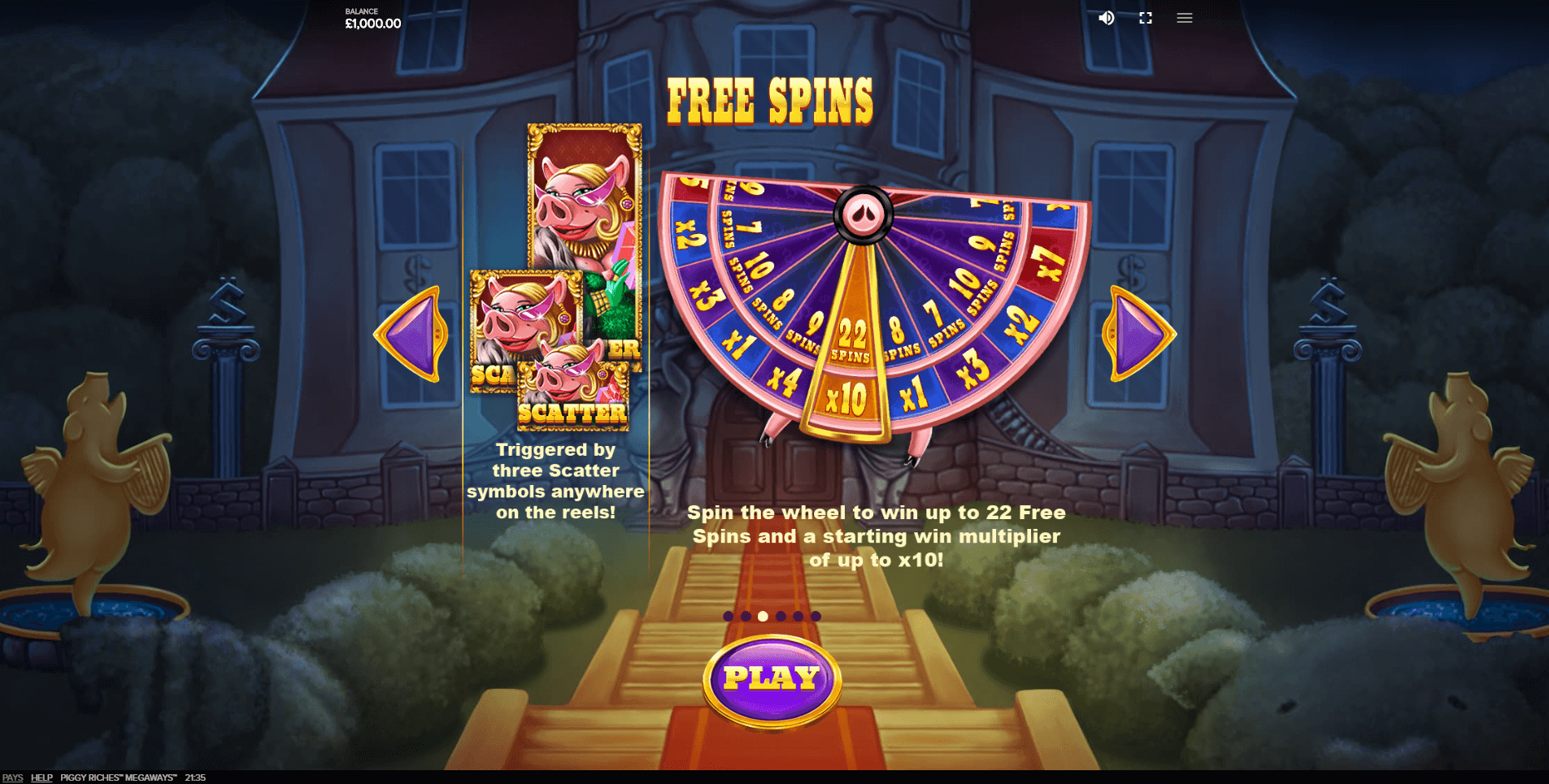 piggy riches megaways slot machine detail image 1