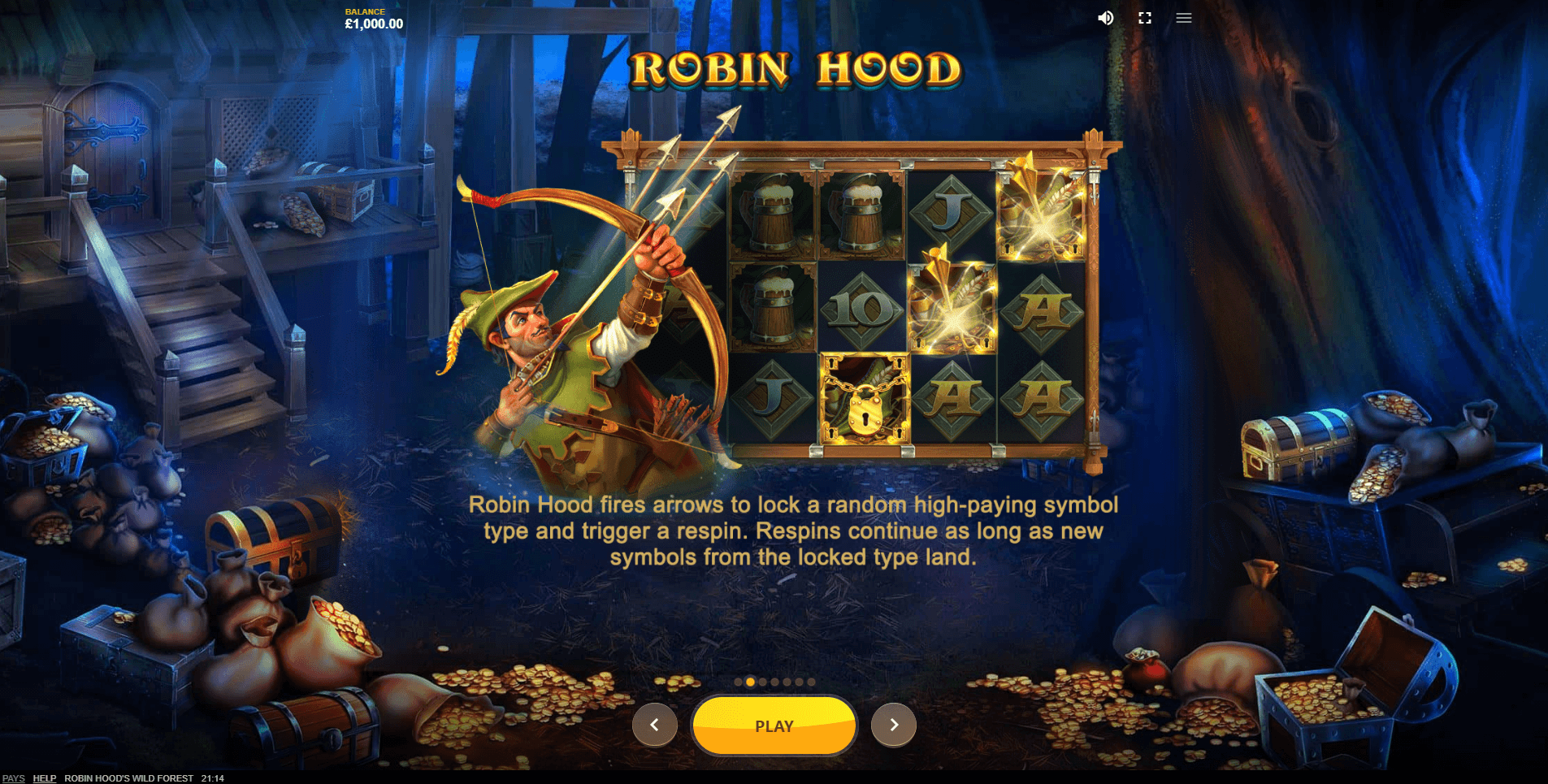 robin hoods wild forest slot machine detail image 0