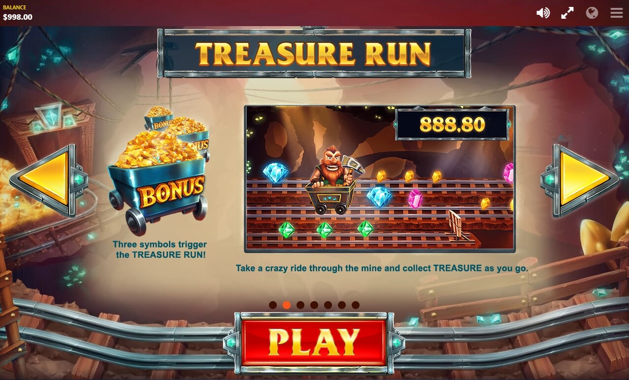 treasure mine slot machine detail image 5