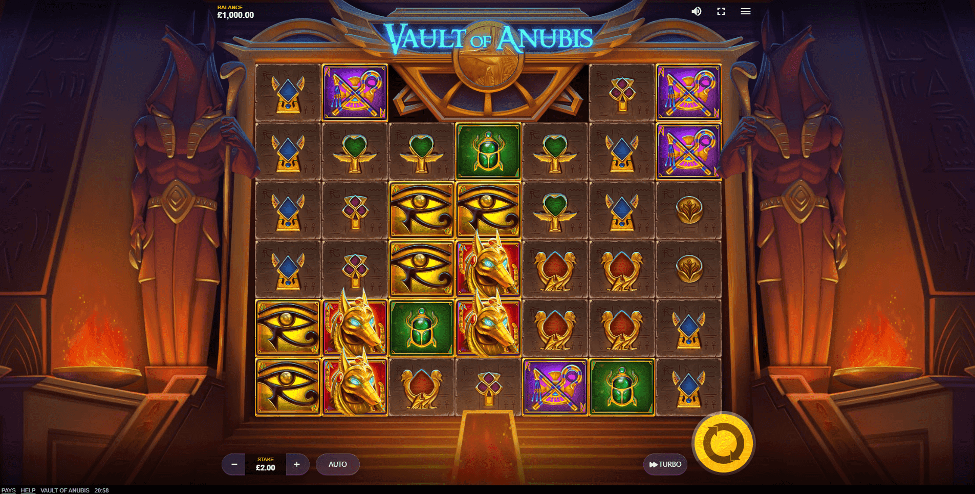 Vault of Anubis slot play free