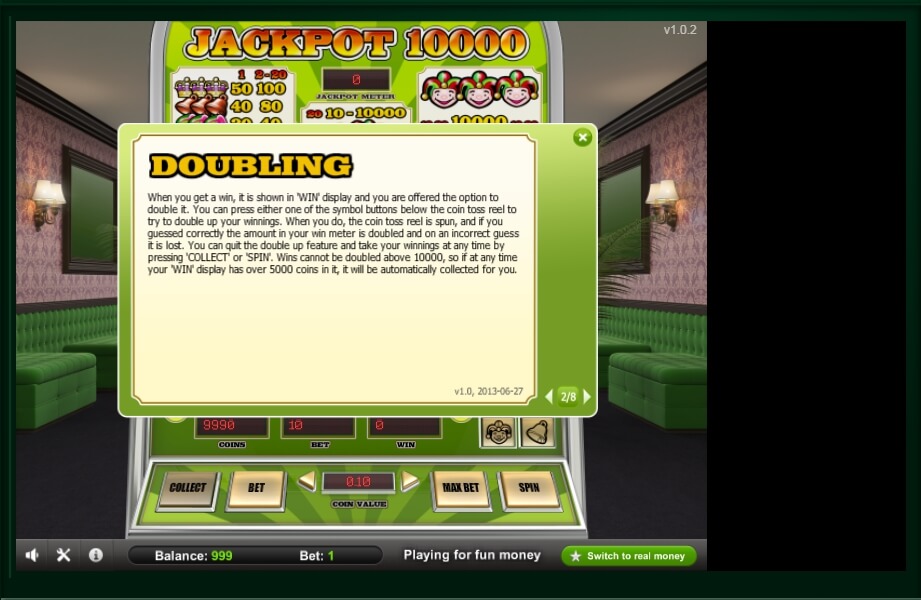 jackpot 10000 slot machine detail image 6