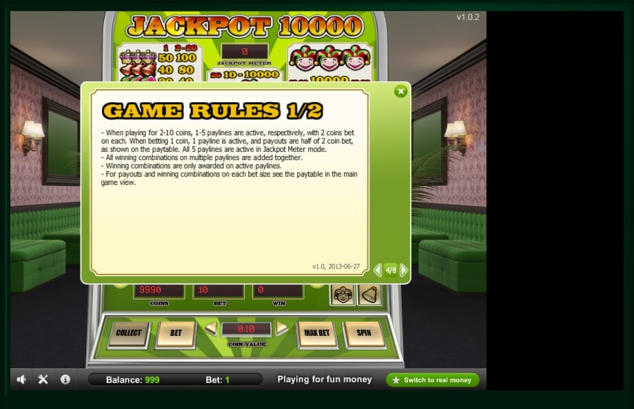 jackpot 10000 slot machine detail image 4