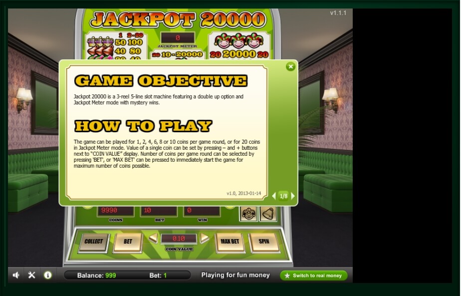 jackpot 20000 slot machine detail image 7