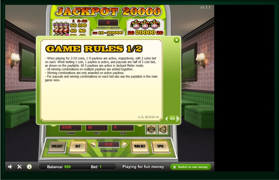 jackpot 20000 slot machine detail image 4