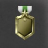 medal with 1 star - reptoids