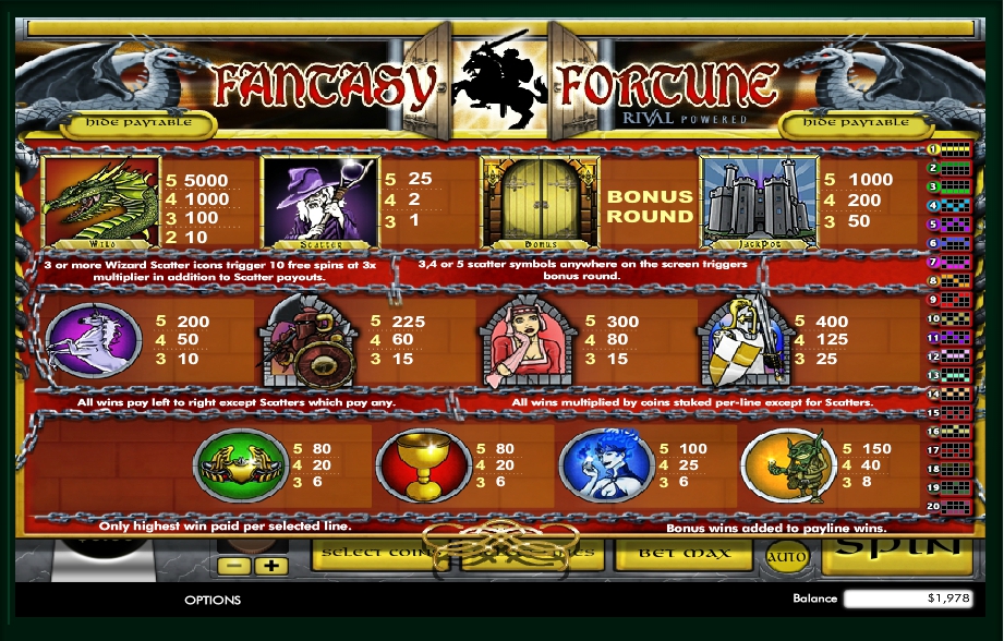fantasy fortune slot machine detail image 0