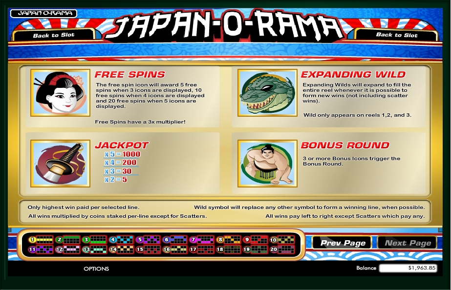 japan-o-rama slot machine detail image 0