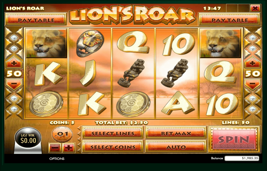 Lions Roar slot play free