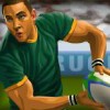 player in green uniform - rugby star