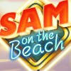 logo of the game: wild symbol - sam on the beach