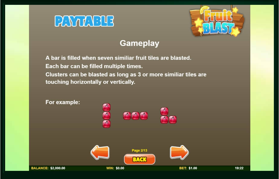fruit blast slot machine detail image 7