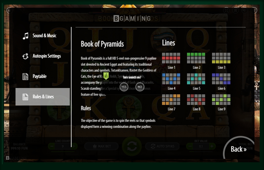 book of pyramids slot machine detail image 0