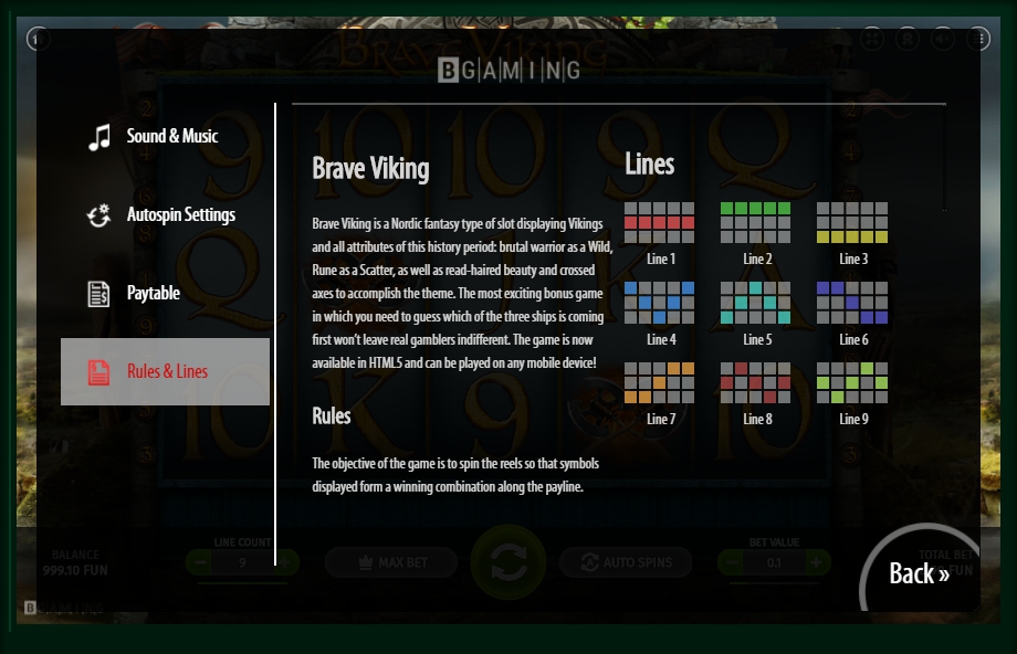 brave viking slot machine detail image 0
