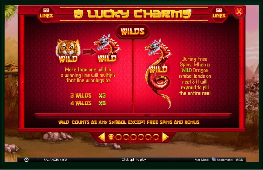 8 lucky charms slot machine detail image 6