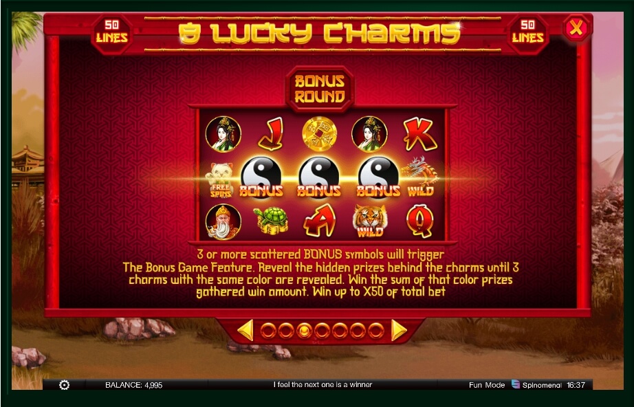 88 lucky charms slot machine detail image 9
