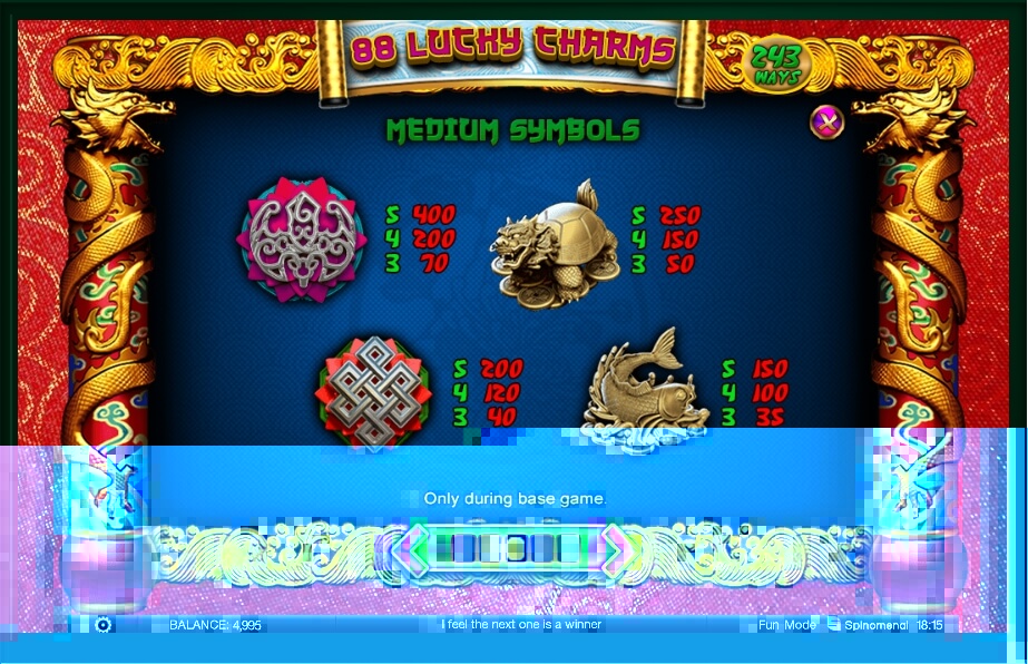 88 lucky charms slot machine detail image 2